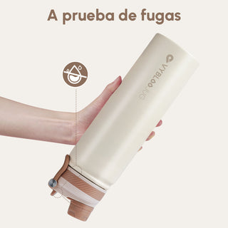 VyblooJug Arena Suave Vaso Térmico de Doble Boquilla | 24oz