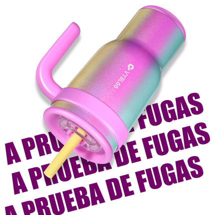 VyblooJug Arcoíris Taza Térmica Para Auto | 40oz