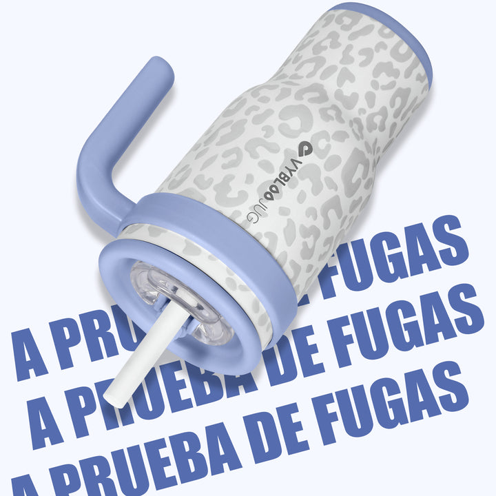 VyblooJug Leopardo Crema Taza Térmica Para Auto | 40oz