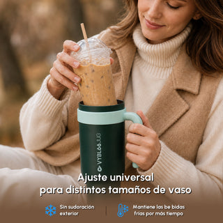 VyblooJug Caviar Salvia Taza Térmica Para Auto | 40oz