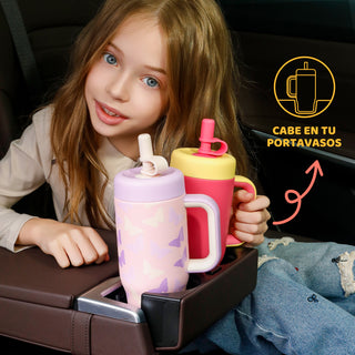 VyblooJug Princesa Rosa Termos para Agua Niños