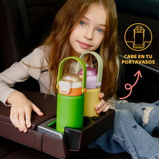 VyblooJug Tangerina Verde Termos Para Niños