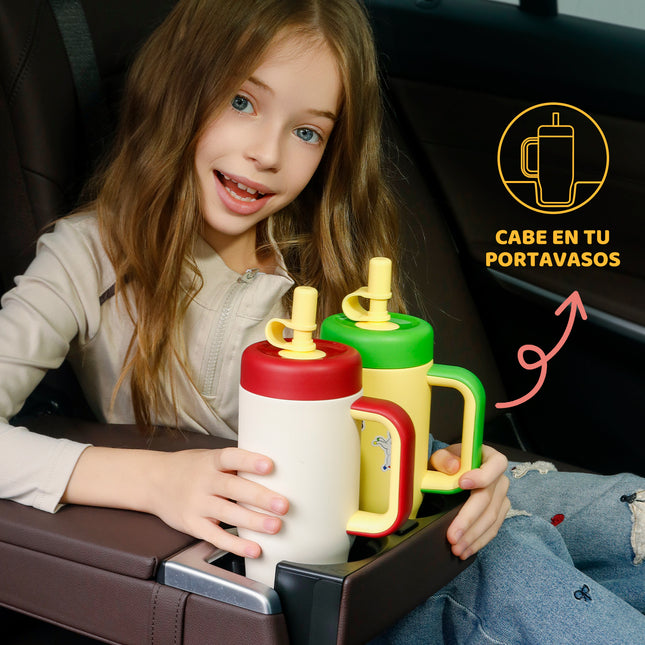 VyblooJug Gorro Rojo Termos para Agua Niños