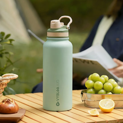 VyblooJug Mint Verde Vaso Térmico de Doble Boquilla | 32oz