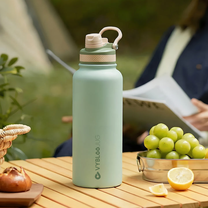 VyblooJug Mint Verde Vaso Térmico de Doble Boquilla | 32oz