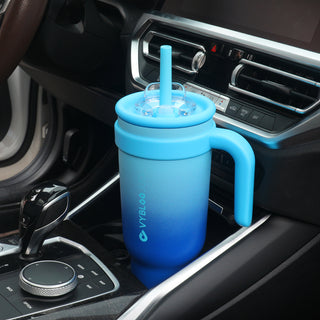 Fizz Azul Taza Térmica Para Auto-Efecto de visualización en el coche
