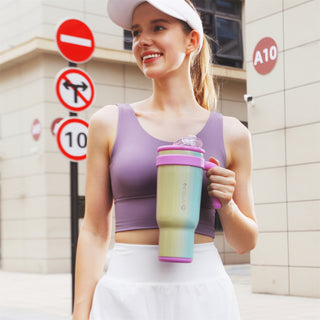 VyblooJug Arcoíris Taza Térmica Para Auto | 40oz