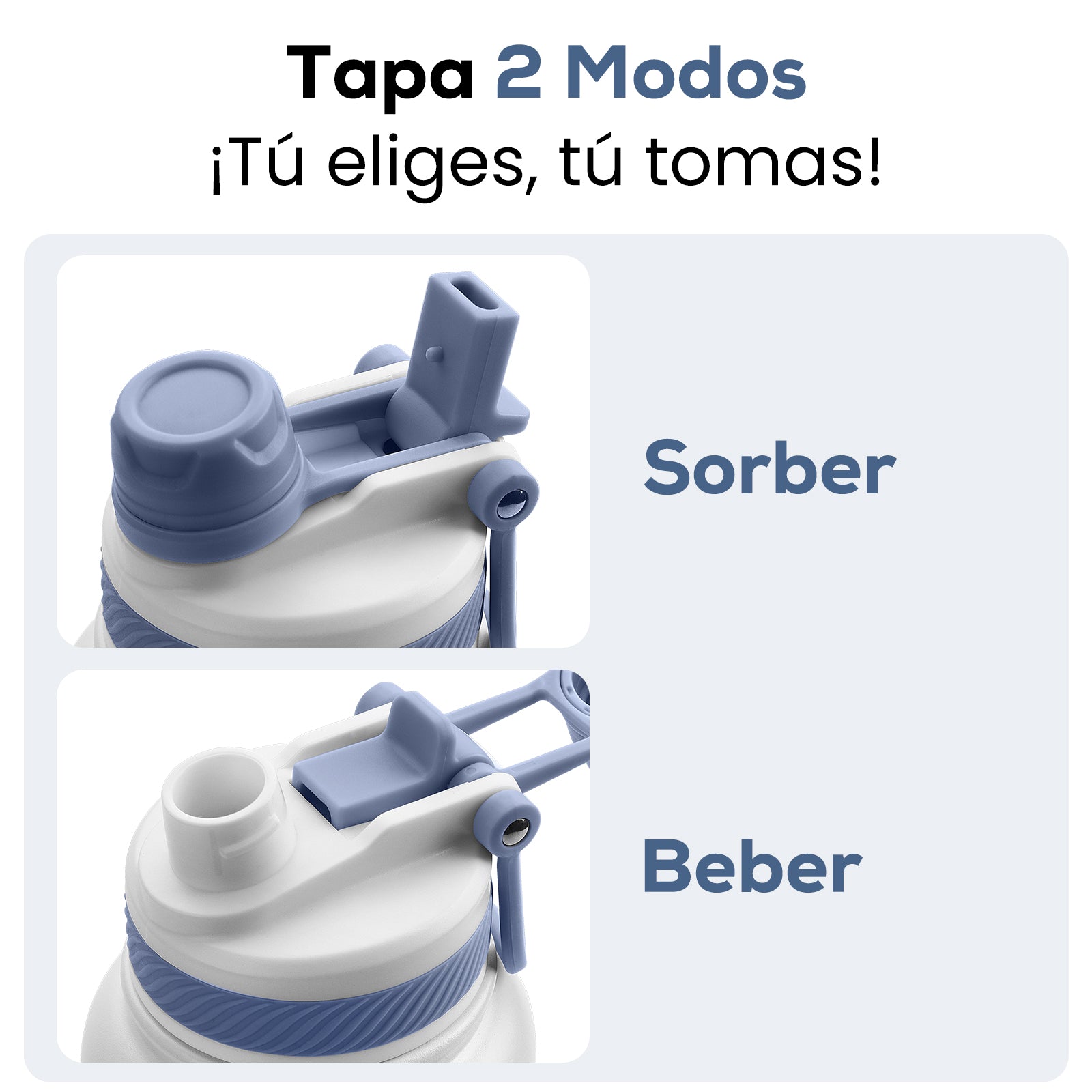 Perla Vaso Vaso Térmico de Doble Boquilla-Diseño de doble boquilla para la tapa del vaso