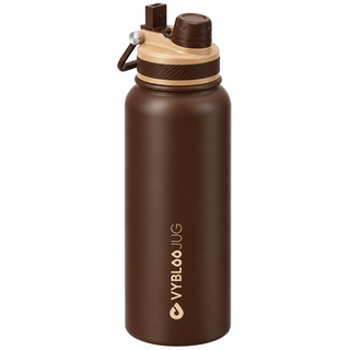 VyblooJug Cacao Niebla Vaso Térmico de Doble Boquilla |40oz