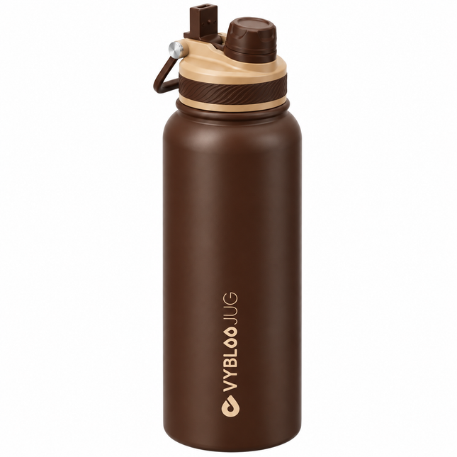 VyblooJug Cacao Niebla Vaso Térmico de Doble Boquilla |40oz