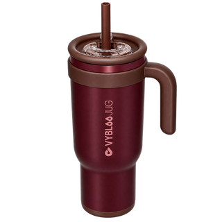 VyblooJug Terciopelo Tinto Taza Térmica Para Auto | 40oz