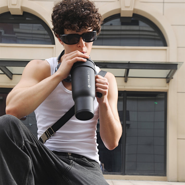 VyblooJug Fizz Sombrío Taza Térmica Para Auto | 30oz