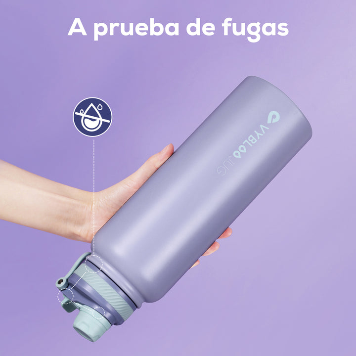 VyblooJug Amatista Vaso Térmico de Doble Boquilla | 32oz