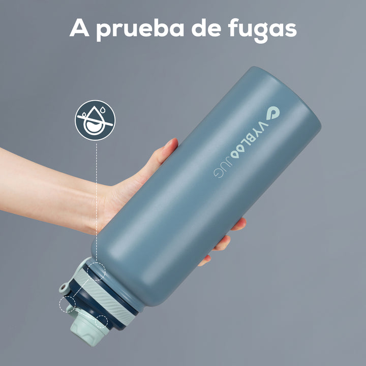 VyblooJug Labradorita Vaso Térmico de Doble Boquilla | 32oz
